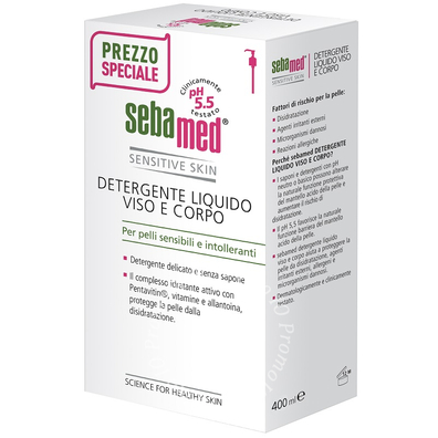 Sebamed detergente viso corpo 400 ml