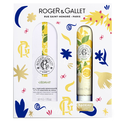 Roger&gallet set natale cedrat eau de toilette 30 ml + crema mani 30 ml